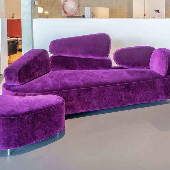 Sofa mit Hocker von Brühl